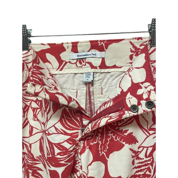 Abercrombie And Fitch Hawaiian Capri Pants Women’s Size 4 - Picture 5 of 13